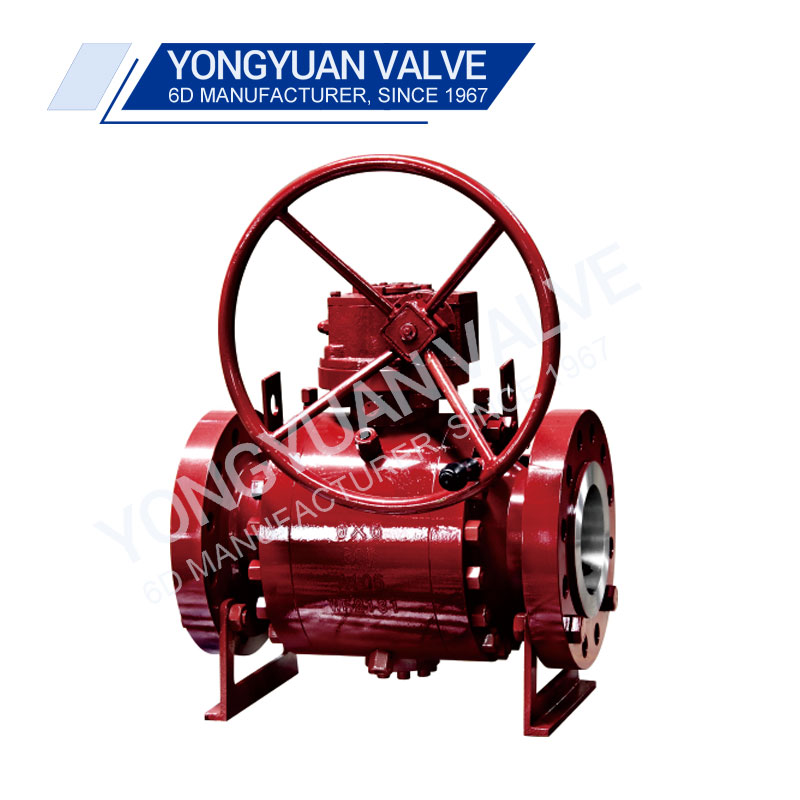 Are API 6D 3-Piece Trunnion Ball Valves suitable for both on/off and throttling/control applications?