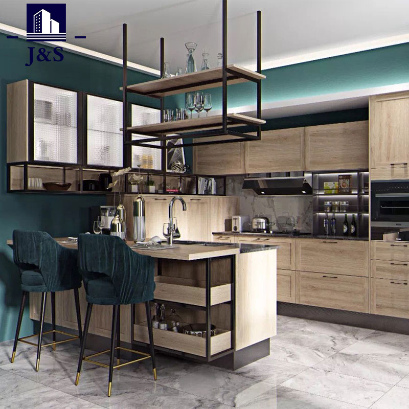 Here's a breakdown of key elements typically found in a contemporary kitchen layout