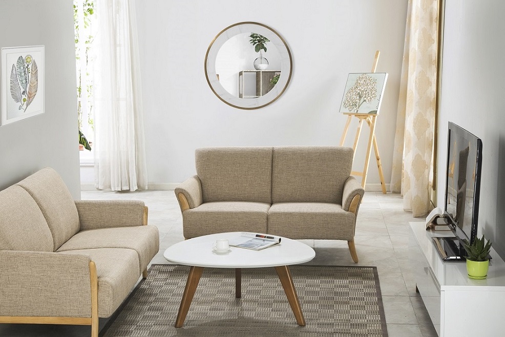 Here are some key features and considerations of a marble decor round mirror