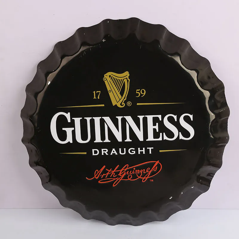 Souvenir Beer Cap Tin Signs: Celebrating Nostalgia with a Touch of Vintage Charm